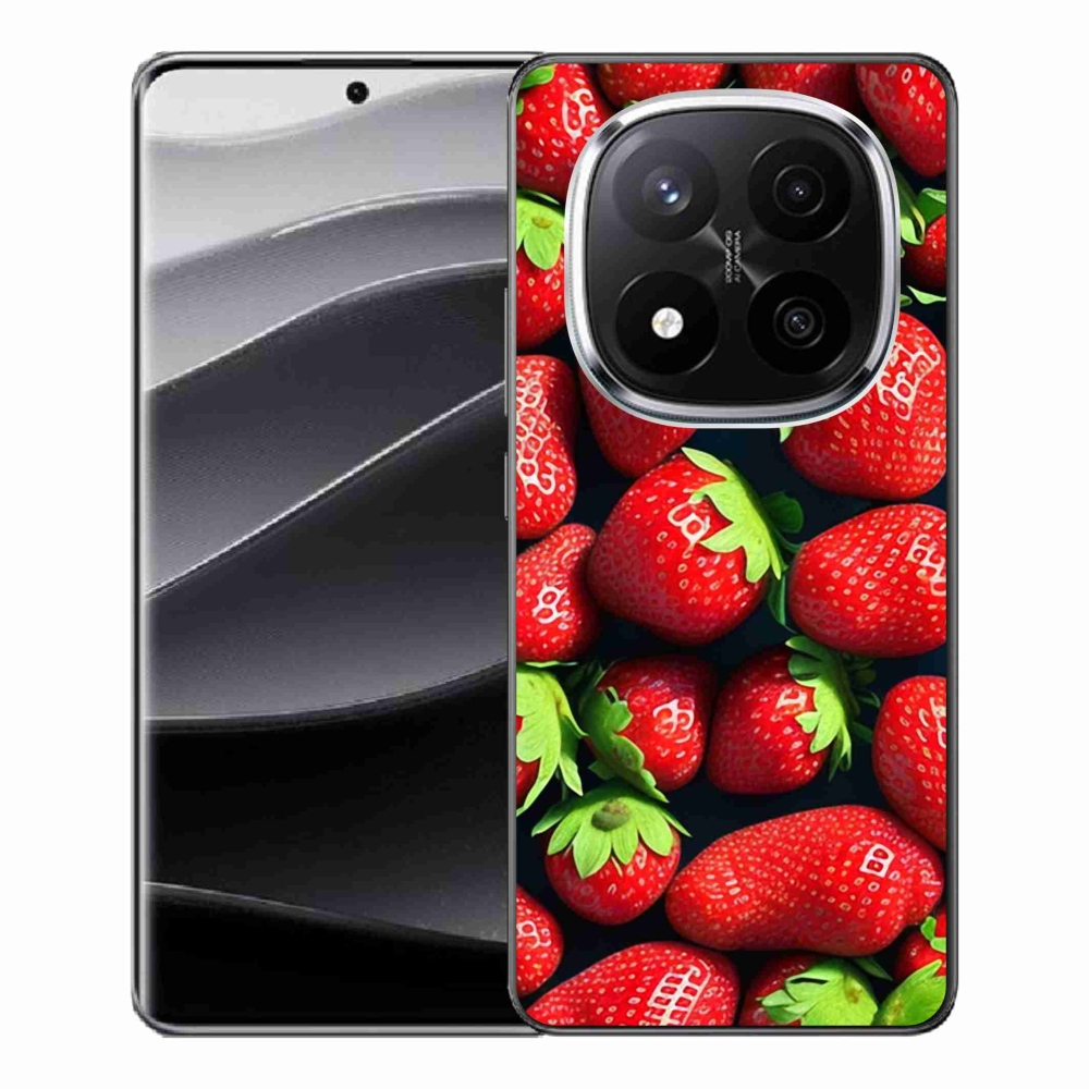 Gél borítás mmCase a Xiaomi Redmi Note 14 Pro+ 5G számára - eper