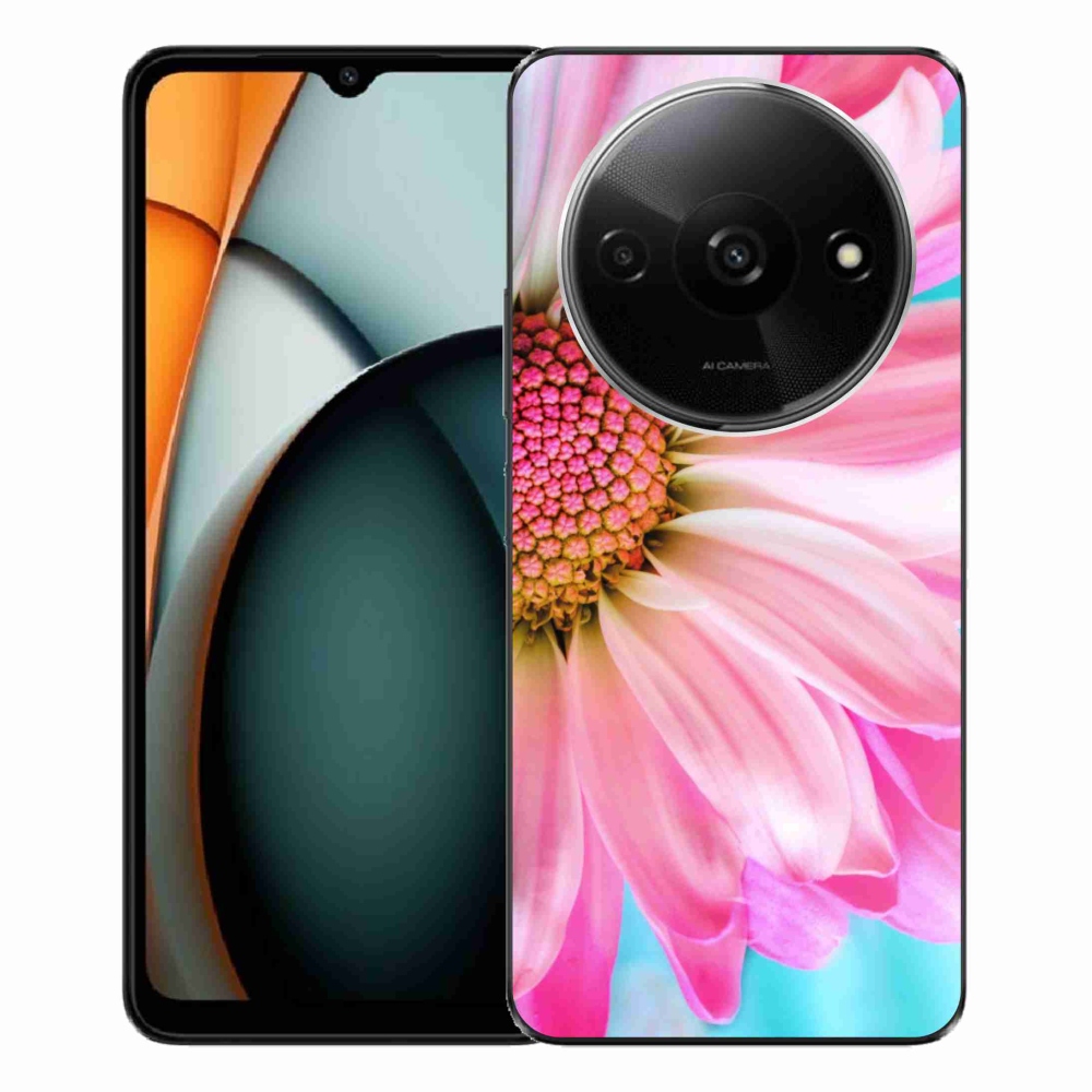 Gél borítás mmCase a Xiaomi Redmi A3-hoz - rózsaszín virág