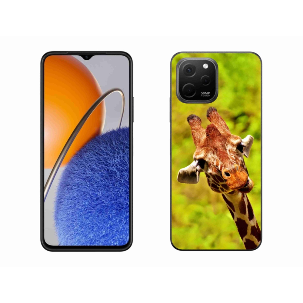 Gél borítás mmCase a Huawei Nova Y61 készülékhez - zsiráf
