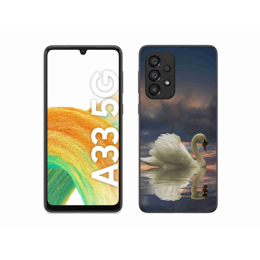 Gél védőhuzat mmCase Samsung Galaxy A33 5G - hattyú