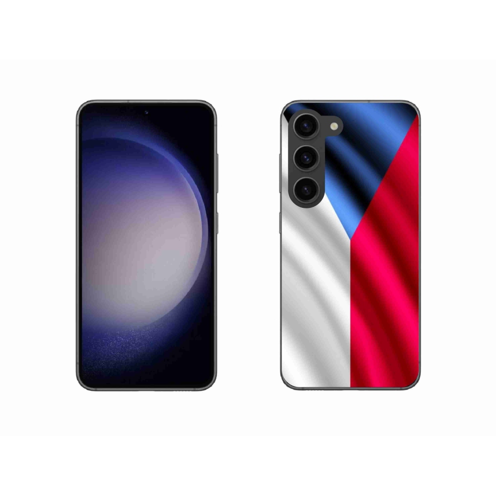 Gél védőhuzat mmCase Samsung Galaxy S23 5G - cseh zászlóhoz