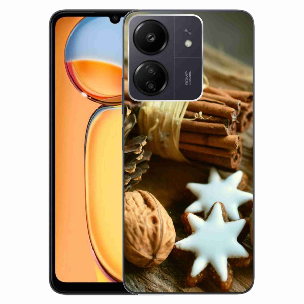 Gél borítás mmCase a Xiaomi Poco C65/Redmi 13C-hez - fahéj és mézeskalács