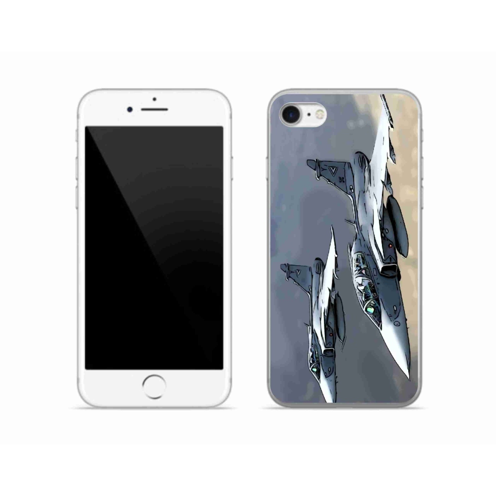 Zselés borítás mmCase iPhone SE (2020) - vadászgépek