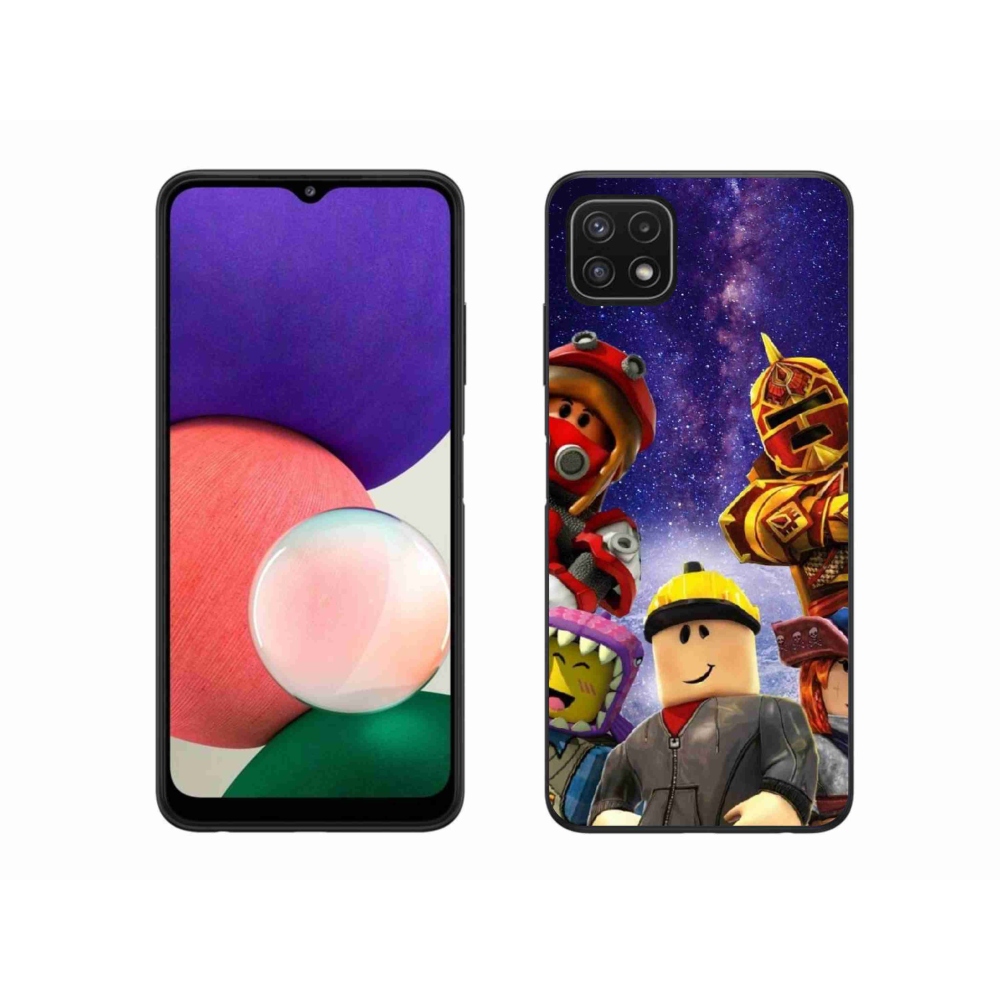 Gél védőburkolat mmCase Samsung Galaxy A22 5G - roblox 3