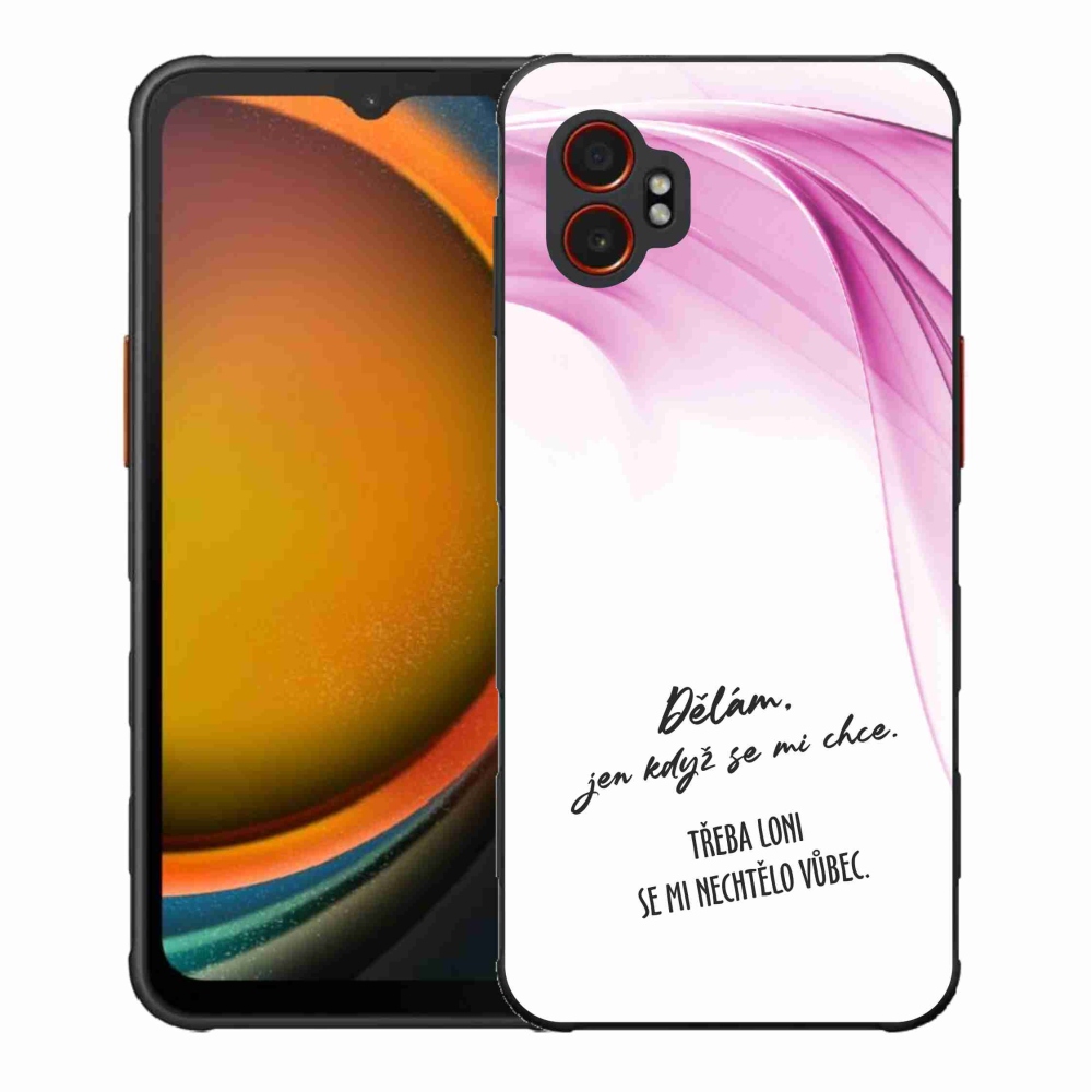 Gél borító mmCase Samsung Galaxy Xcover 7 Pro készülékhez - vicces szöveg 12 fehér háttér