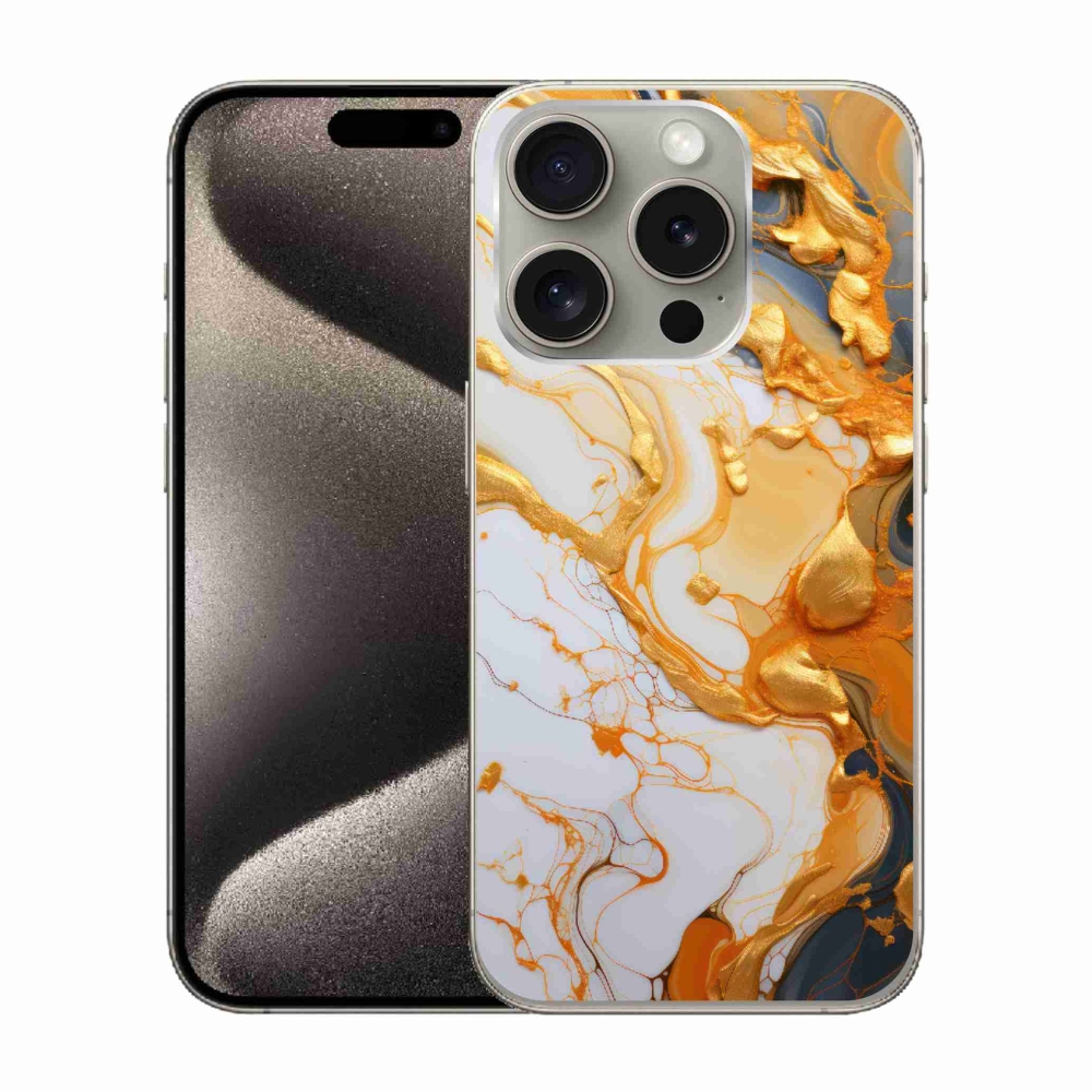 Zselés borítás mmCase iPhone 15 Pro készülékhez - absztrakt motívum 6