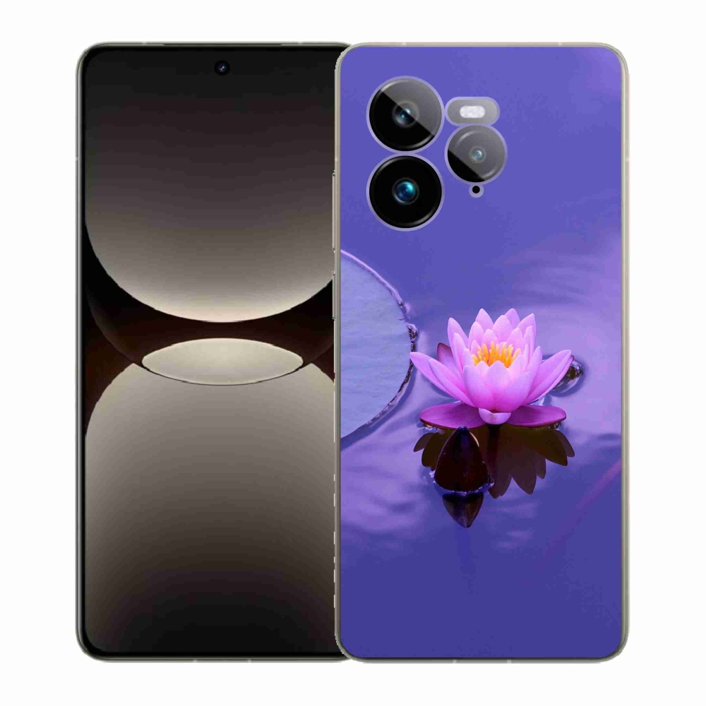 Gél borítás mmCase a Realme GT 7 Pro 5G számára - virág a felületen