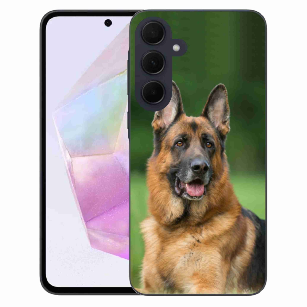 Gél borítás mmCase Samsung Galaxy A35 5G - Német juhászkutya számára