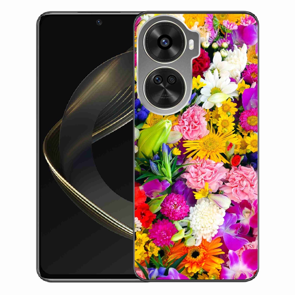 Gél borítás mmCase a Huawei Nova 12 SE számára - virág 12