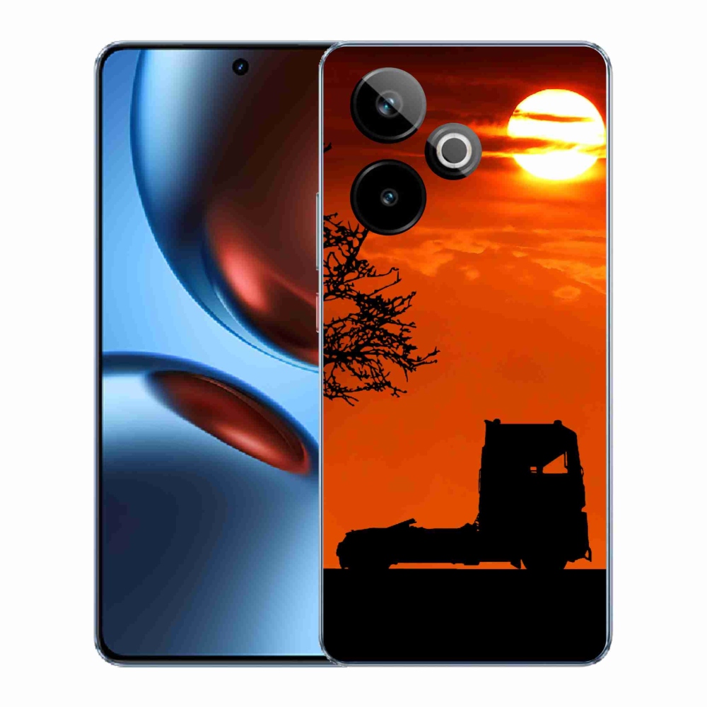 Rugalmas zselés tok mmCase képpel a Realme GT 7 5G/GT 7T 5G - teherautóhoz 3