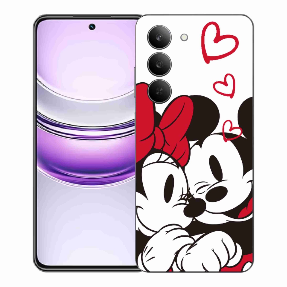 Zselés borítás mmCase a Realme 14x 5G készülékhez - minnie és mickey