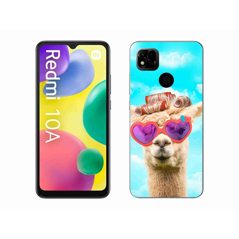 Gél borítás mmCase a Xiaomi Redmi 10A számára - szemüveges láma