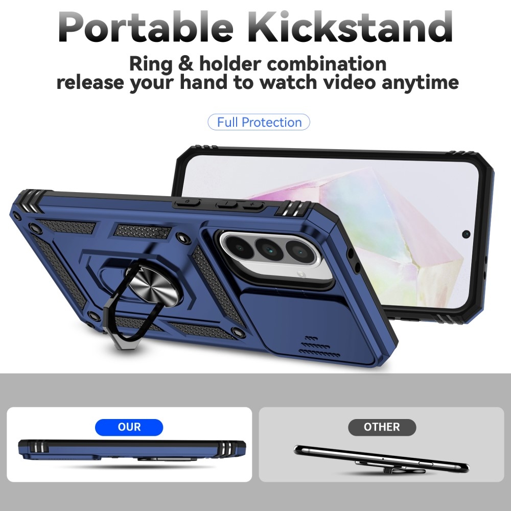 Gyűrűálló borítás Samsung Galaxy A36 5G készülékhez - kék