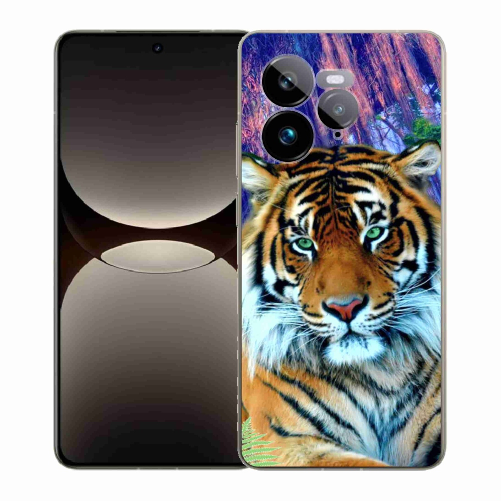 Gél borítás mmCase a Realme GT 7 Pro 5G számára - tigris