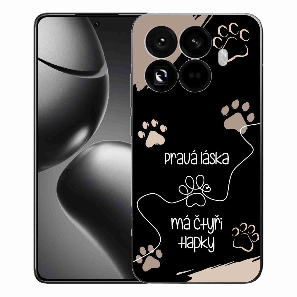 Gél borítás mmCase a Xiaomi 15T Pro készülékhez - kutya motívum 1 fekete háttér