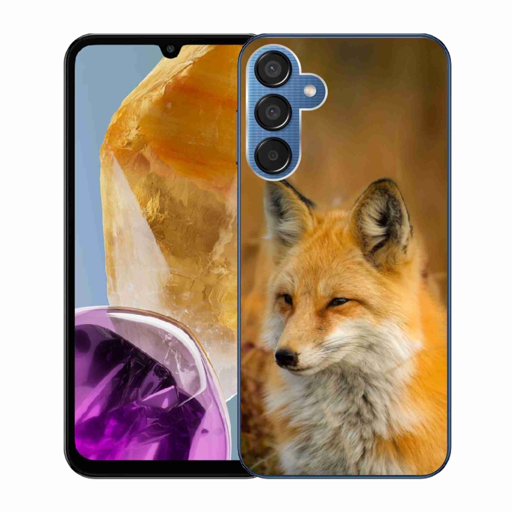 Zselés borítás mmCase Samsung Galaxy M15 5G - rókaképű