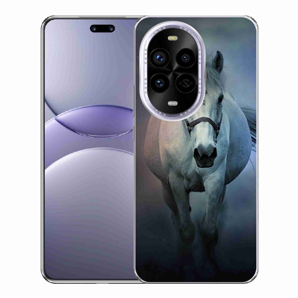 Gél borítás mmCase a Huawei Nova 13 Pro 5G-n - futó fehér ló