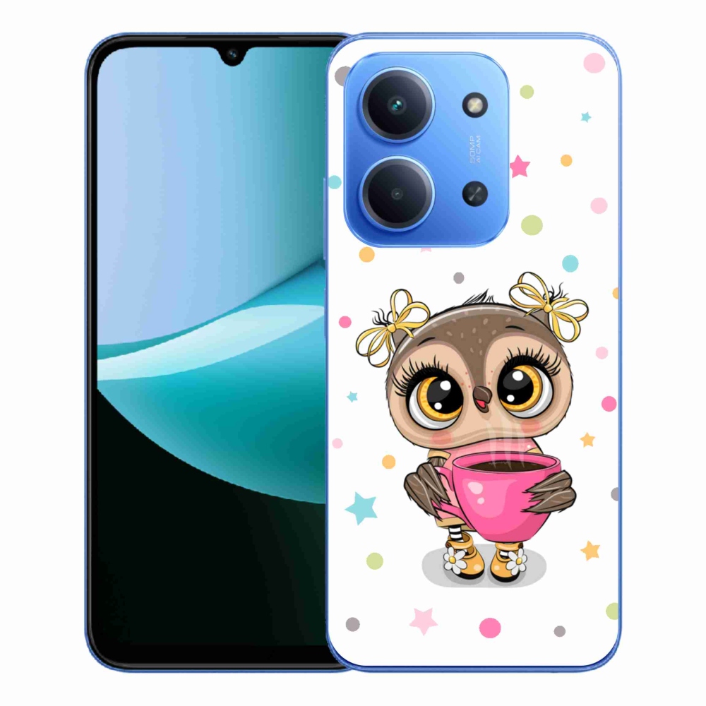 Gél borítás mmCase a Xiaomi Redmi 15C 4G/5G (173mm) - rajzfilm bagolyhoz