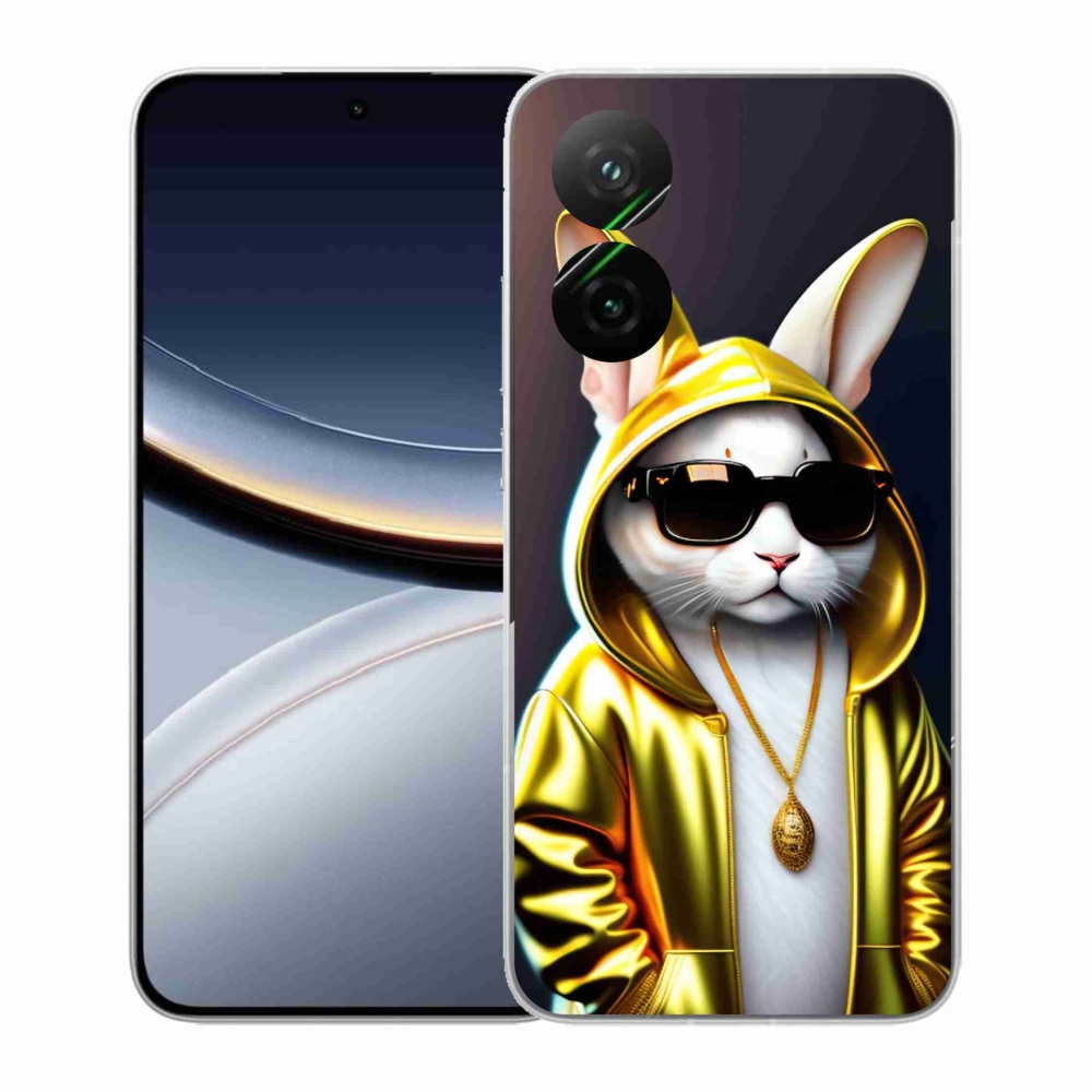 Gél borítás mmCase a Xiaomi Poco F7 5G számára - cat boss