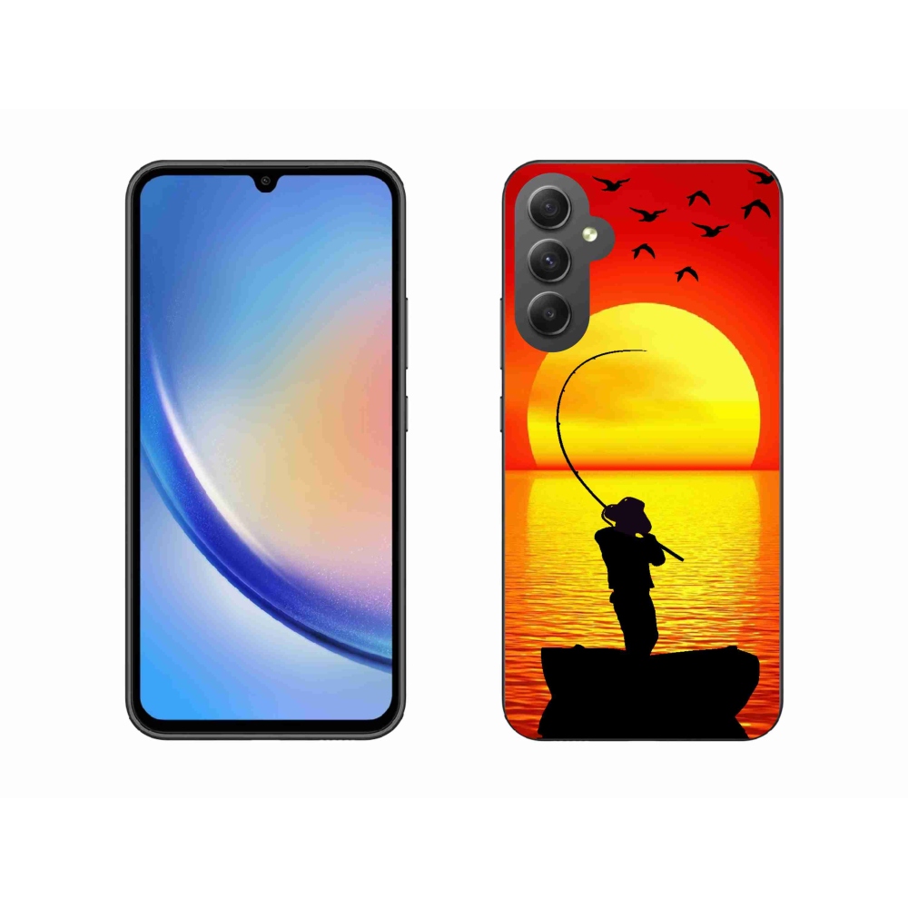 Zselés borítás mmCase Samsung Galaxy A34 5G - halászat