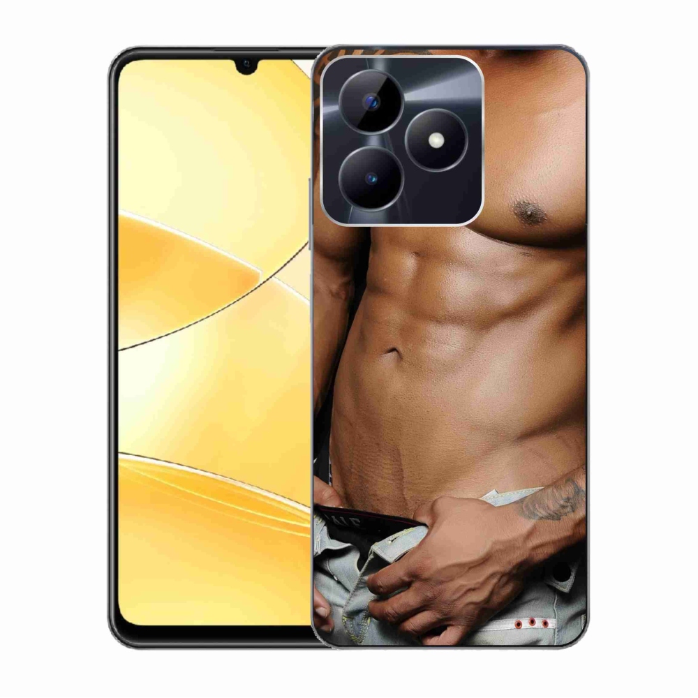 Gél borító mmCase a Realme C51/C53 készülékhez - szexi férfi