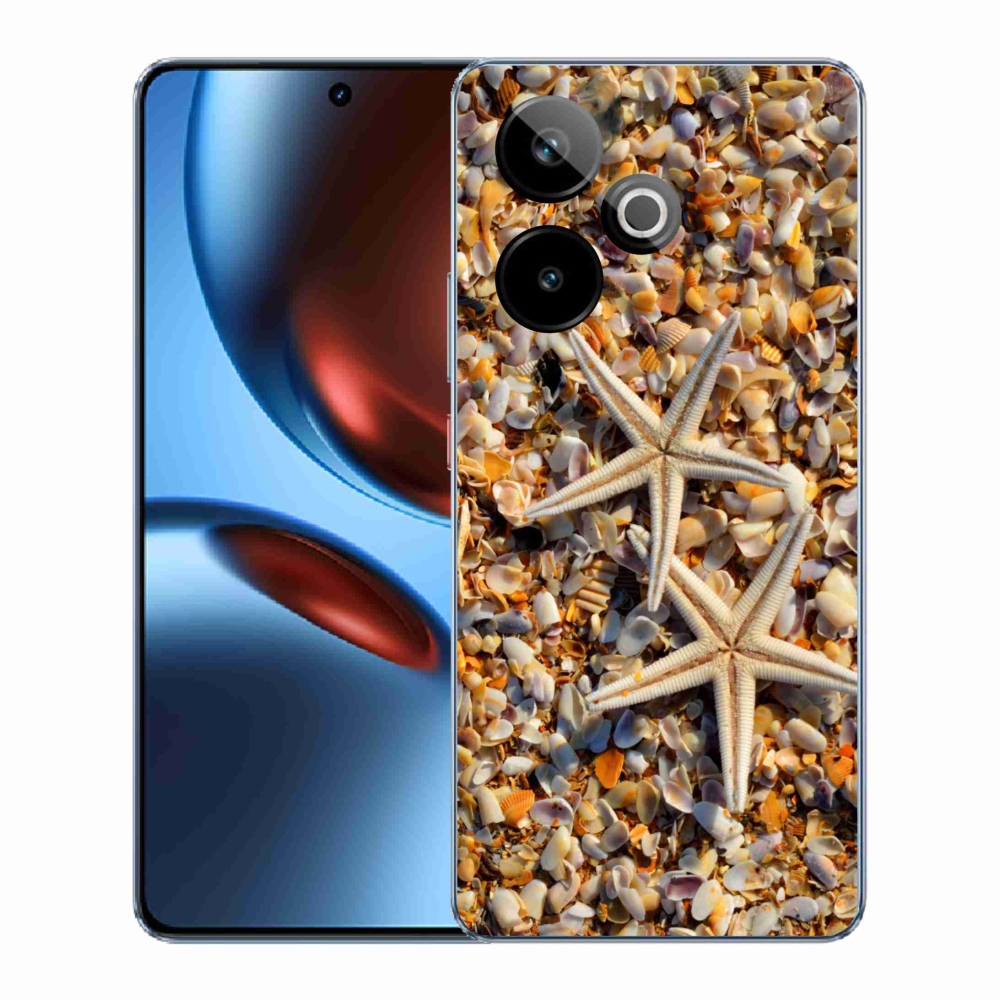 Rugalmas zselés tok mmCase képpel a Realme GT 7 5G/GT 7T 5G számára - tengeri csillag