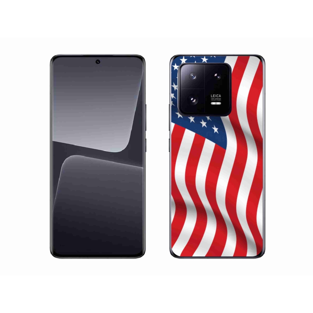 Gél borítás mmCase a Xiaomi 13 Pro számára - USA zászló