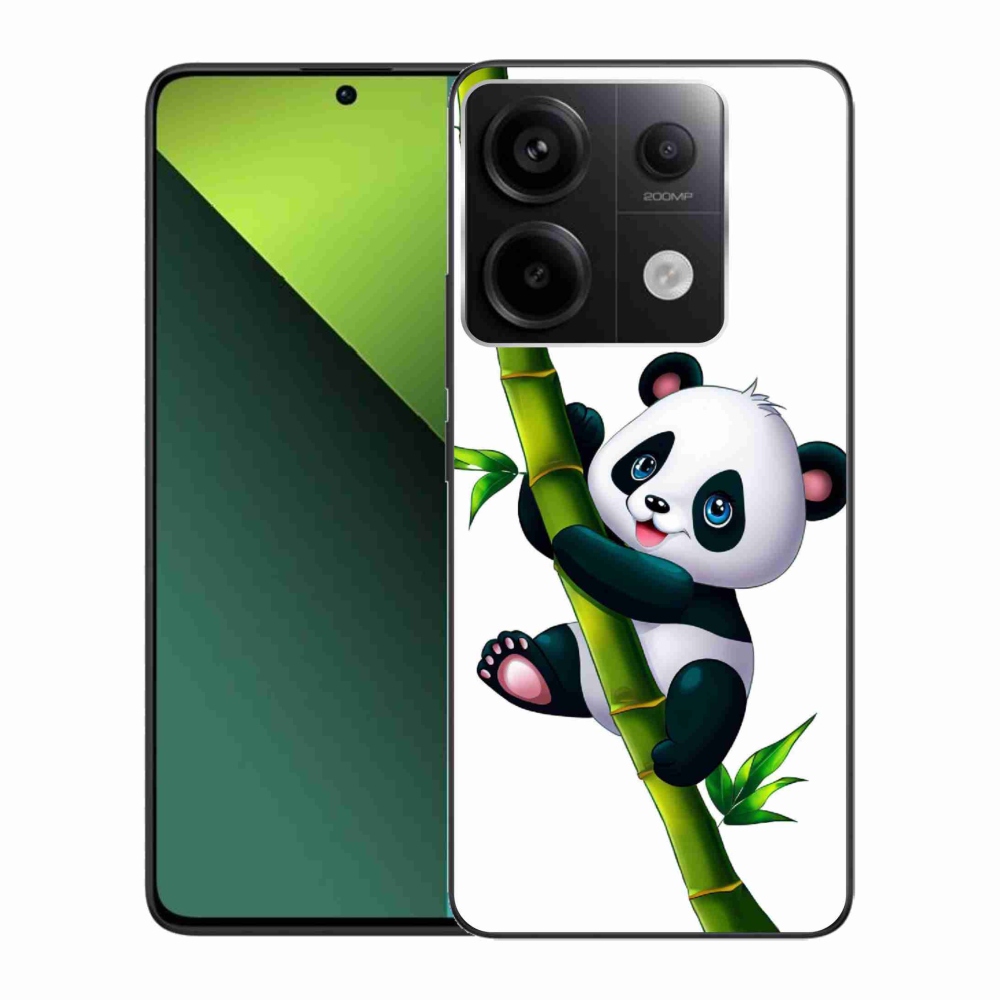 Gél borítás mmCase a Xiaomi Redmi Note 13 Pro 5G/Poco X6 5G számára - panda a bambuszon