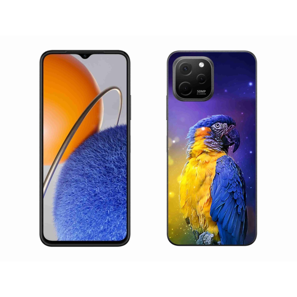 Gél tok mmCase a Huawei Nova Y61 készülékhez - papagáj ara 1