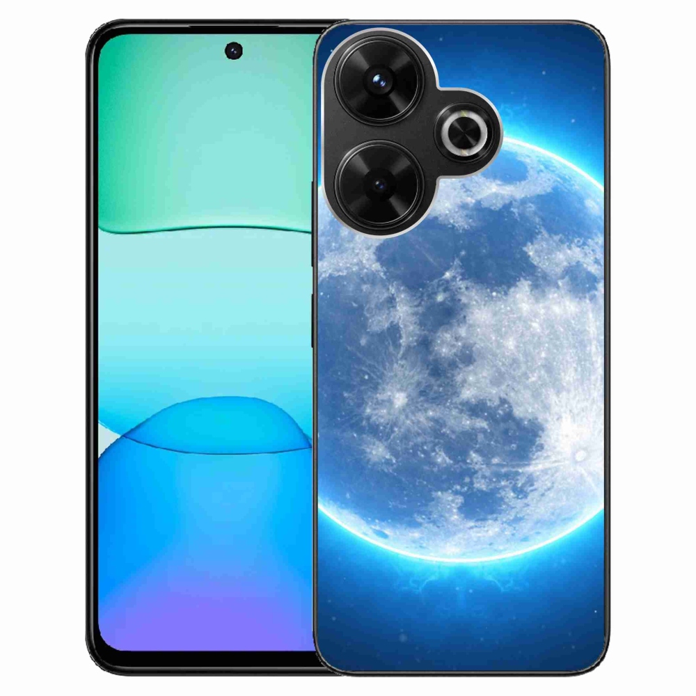 Gél tok mmCase a Xiaomi Redmi 13 4G/Poco M6 4G számára - földgömb alakú