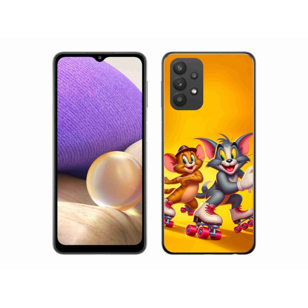 Zselés borítás mmCase Samsung Galaxy A32 5G - tom and jerry