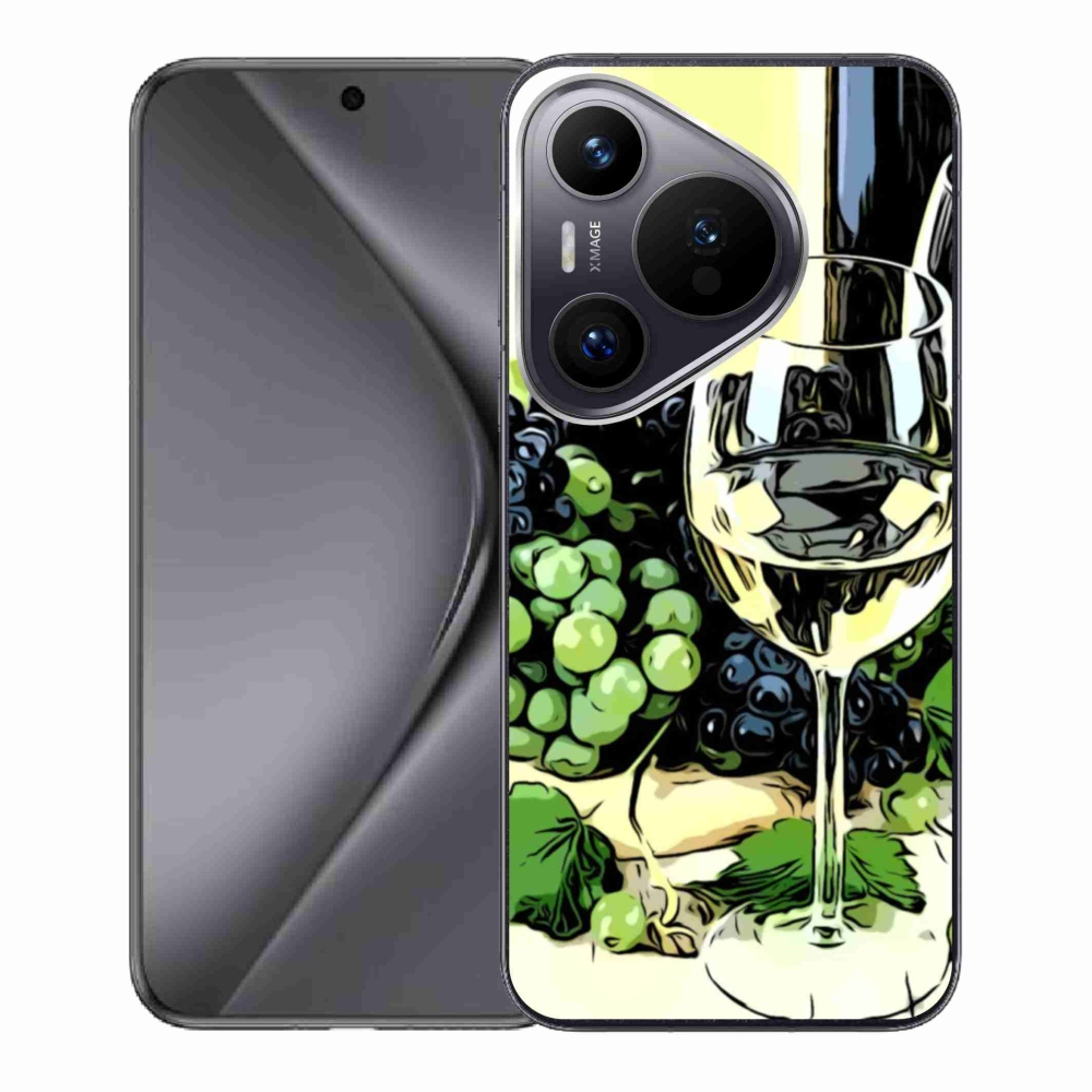 Zselés borító mmCase a Huawei Pura 70-hez - pohár bor