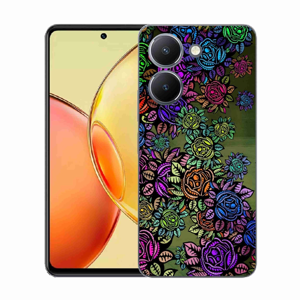 Zselés borítás mmCase a Vivo Y36-hoz - Virágok 6