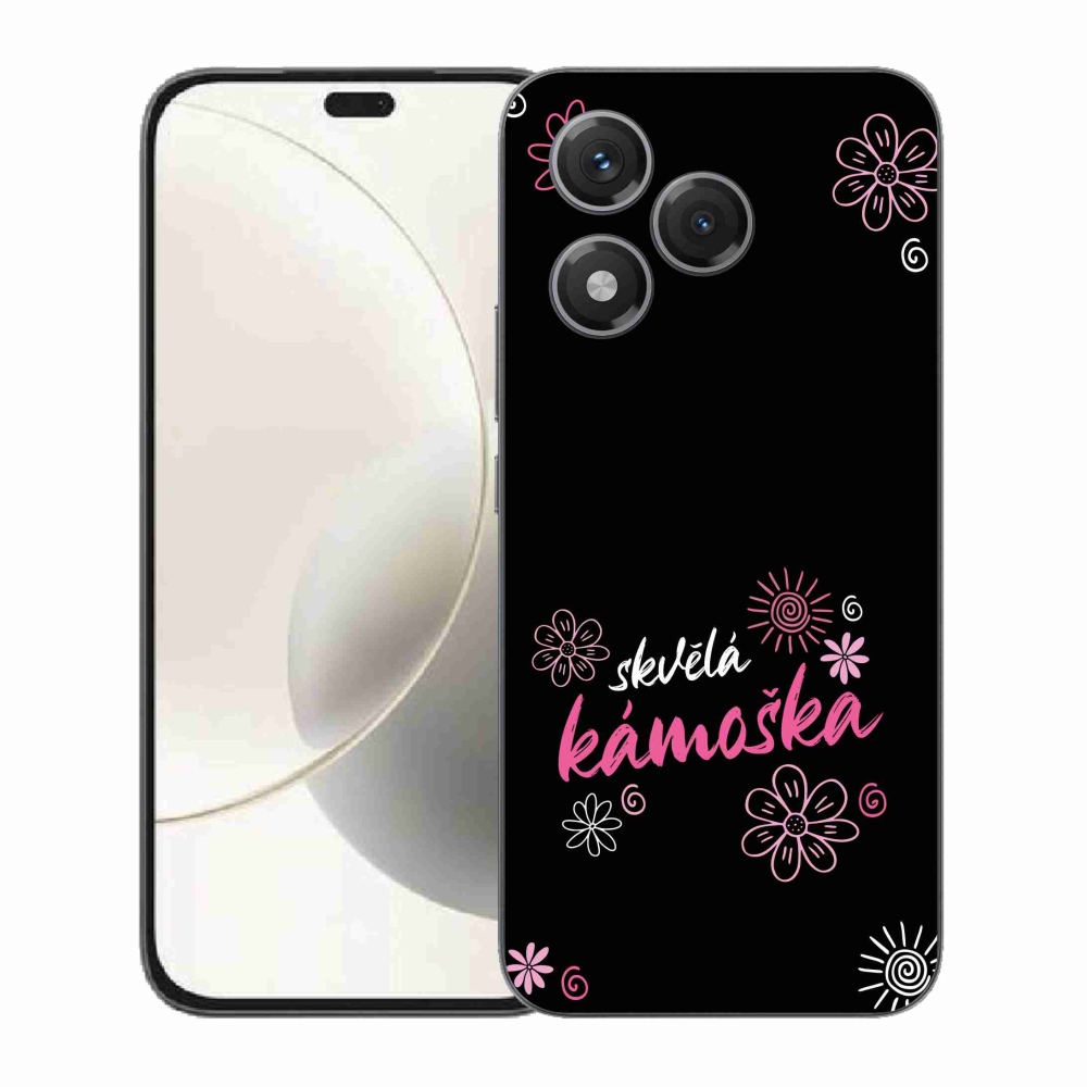 Gél borító mmCase a Honor 400 Lite-hoz - nagyszerű haver fekete háttérrel