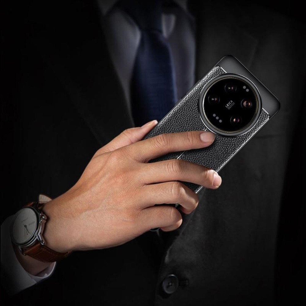 Litchi tartós zselés tok Xiaomi 15 Ultra - fekete