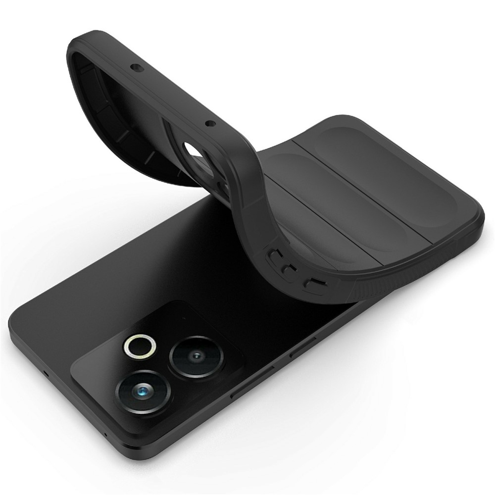 Rugg tartós zselés tok a Realme 14T 5G készülékhez - fekete