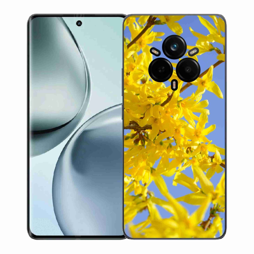 Gél borító mmCase a Realme 14 Pro 5G készülékhez - sárga virágok