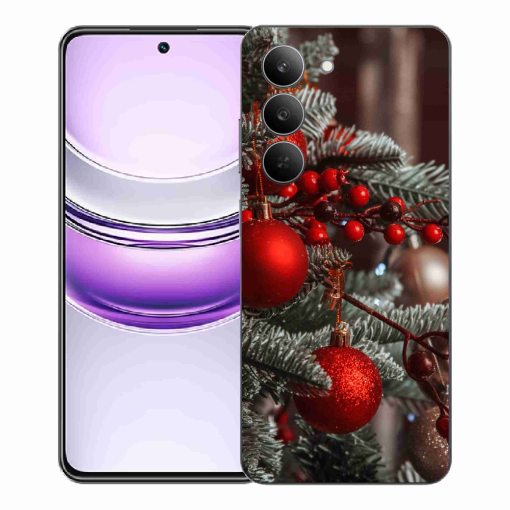 Gél borítás mmCase a Realme 14x 5G készülékhez - karácsonyi dekorációk 2