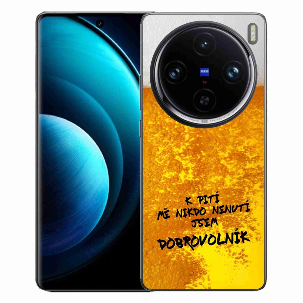 Zselés borítás mmCase a Vivo X100 Pro 5G számára - sör motívum 4
