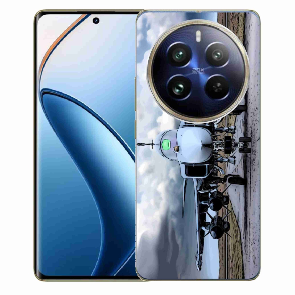 Zselés borítás mmCase a Realme 12 Pro 5G/12 Pro+ 5G számára - katonai repülőgépek