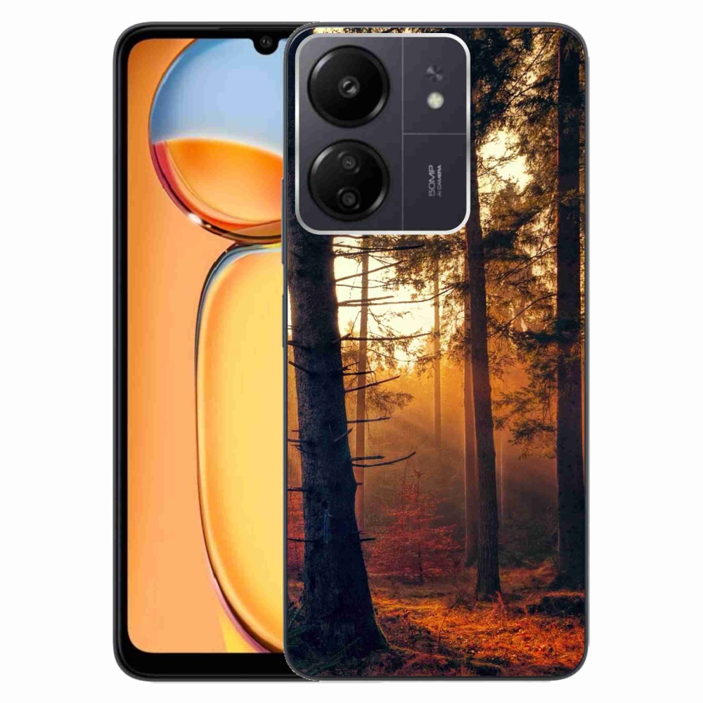 Gél tok mmCase a Xiaomi Poco C65/Redmi 13C-hez - erdő