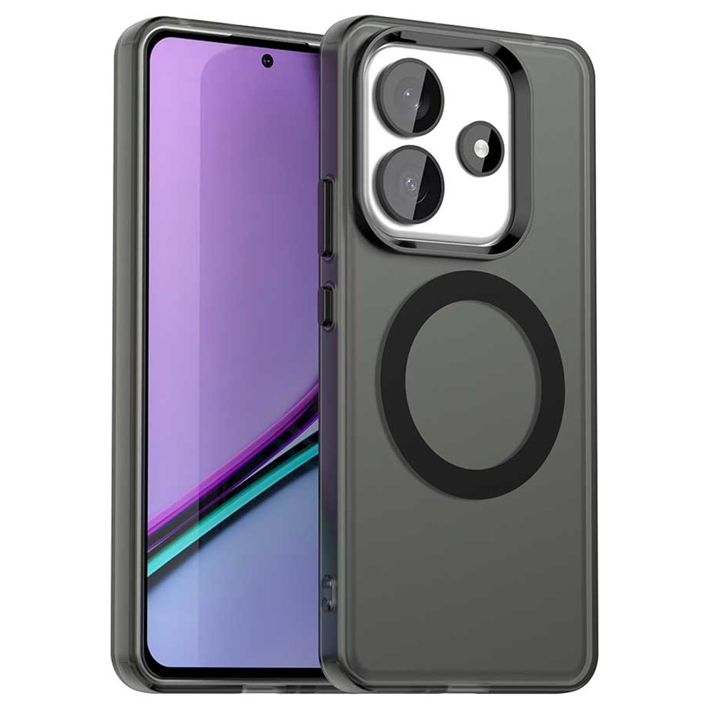 Candy zselés tok MagSafe-val Xiaomi Redmi Note 14 5G - fekete