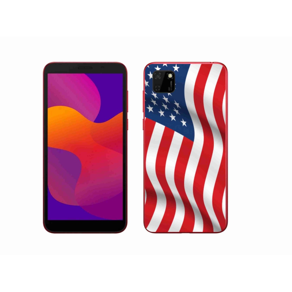 Gél borítás mmCase a Honor 9S számára - amerikai zászló