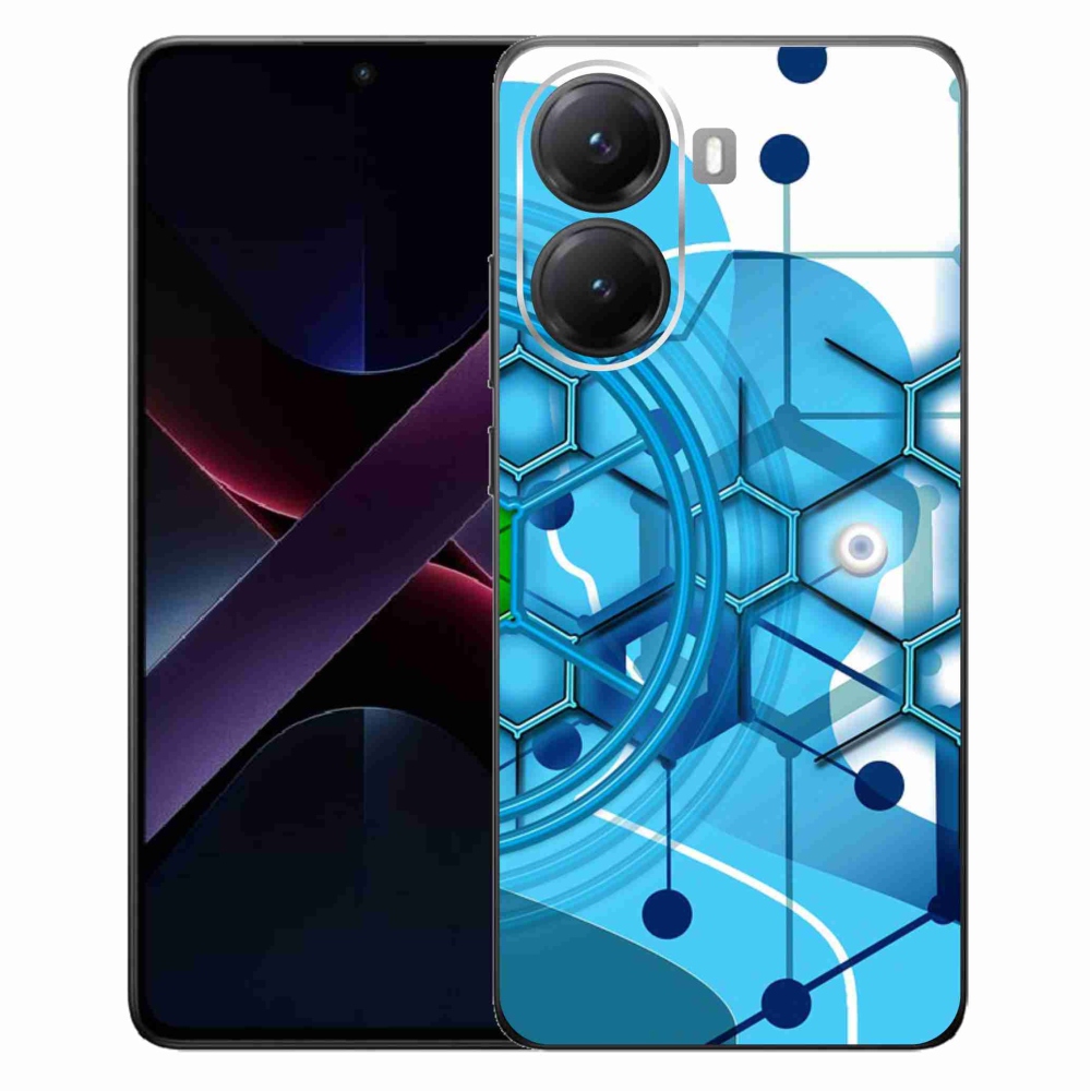 Gél borítás mmCase a Xiaomi Poco X7 Pro 5G számára - absztrakt minta 2