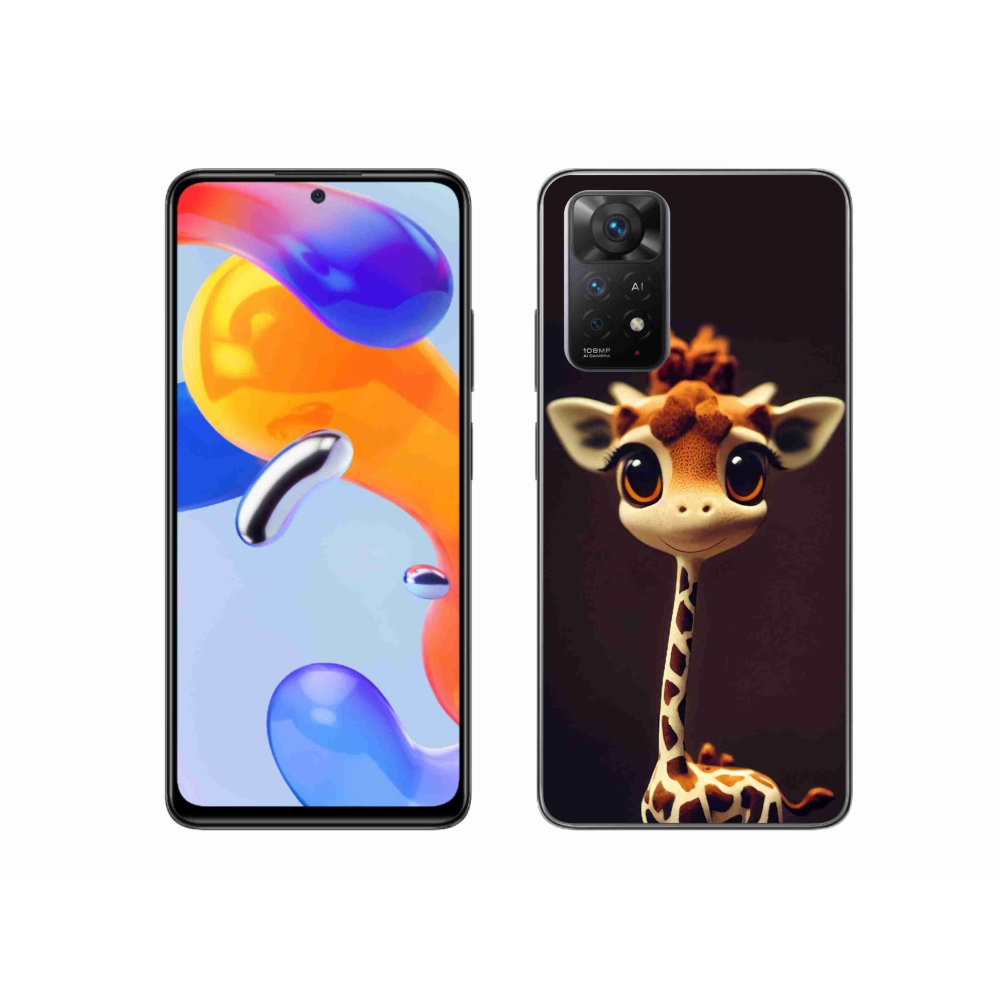 Gél borítás mmCase a Xiaomi Redmi Note 11 Pro 4G/5G-hez - kis zsiráf