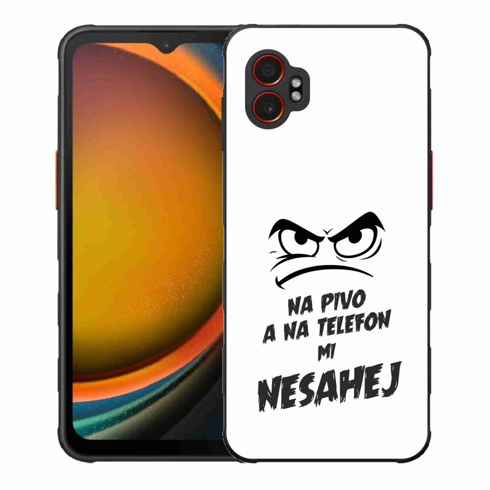 Gél borítás mmCase Samsung Galaxy Xcover 7 Pro - sör motívum 2 fehér háttér