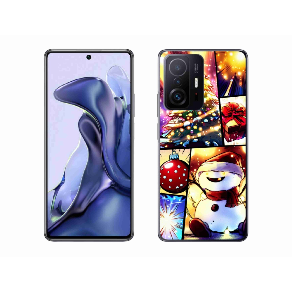 Gél borítás mmCase a Xiaomi 11T Pro számára - karácsonyi motívumok 1