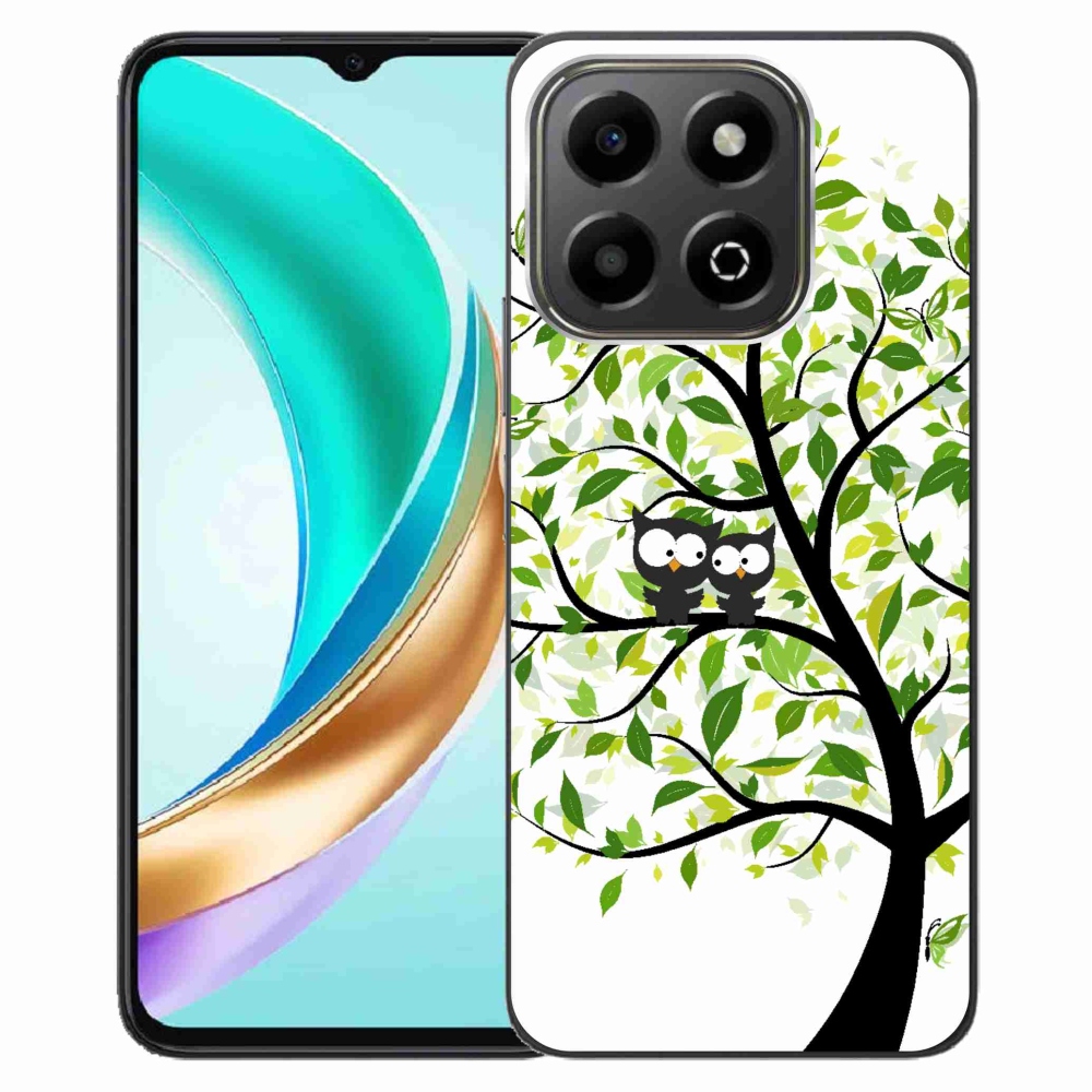 Gél borító mmCase a Honor X6b készülékhez - baglyok a fán