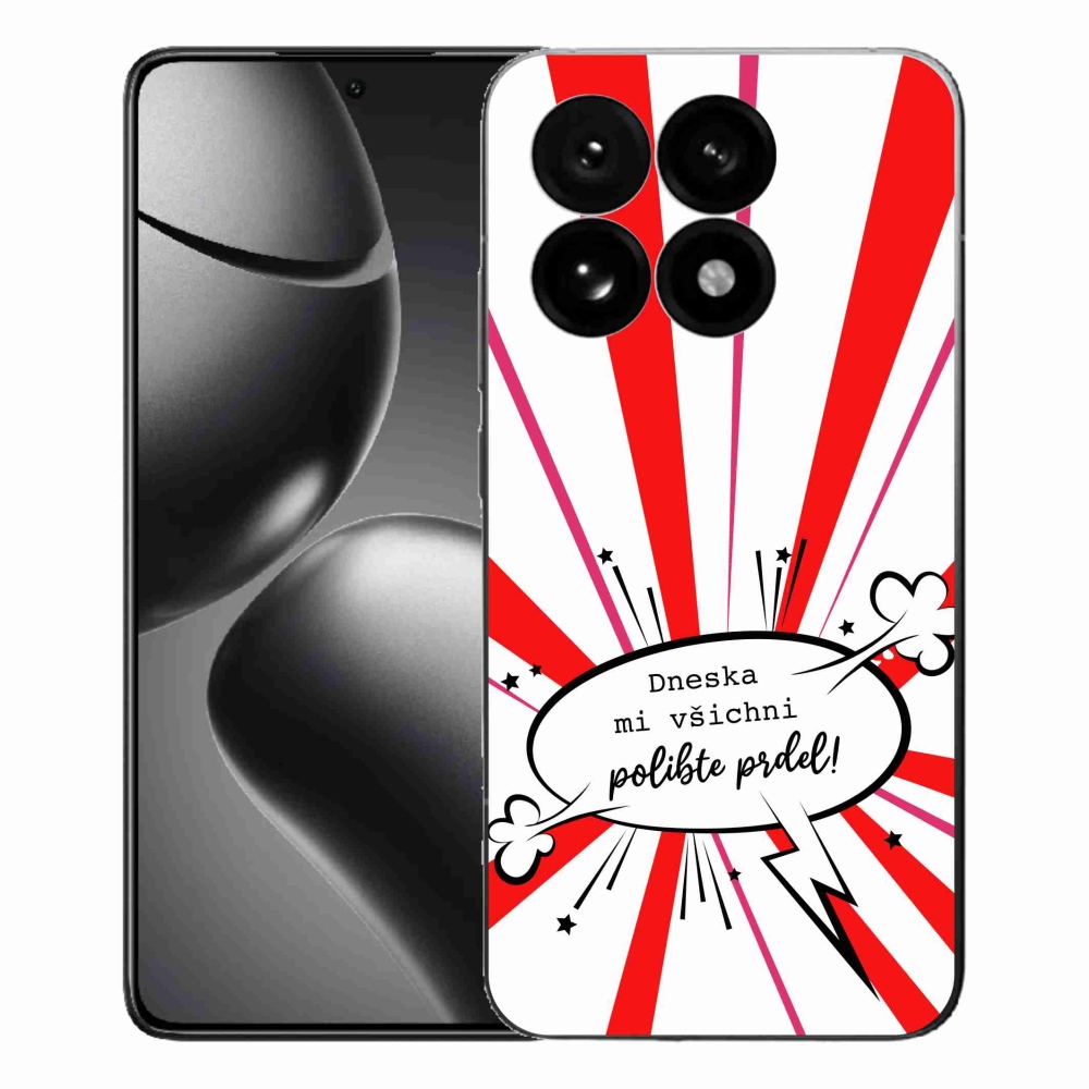 Gél borító mmCase a Xiaomi 15T-hez - vicces szöveg 15 fehér háttérrel