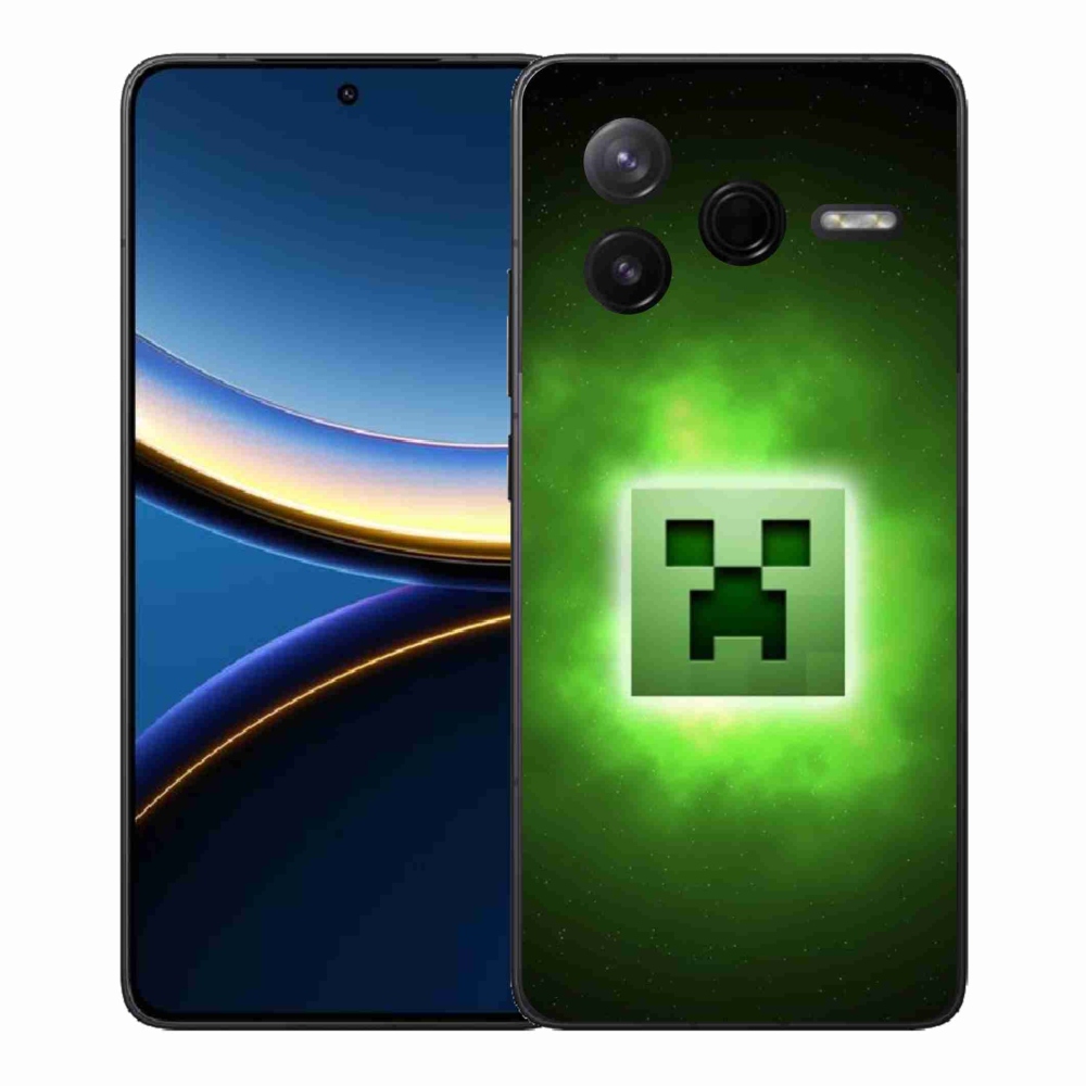 Gél borítás mmCase a Xiaomi Poco F7 Pro számára - minecraft